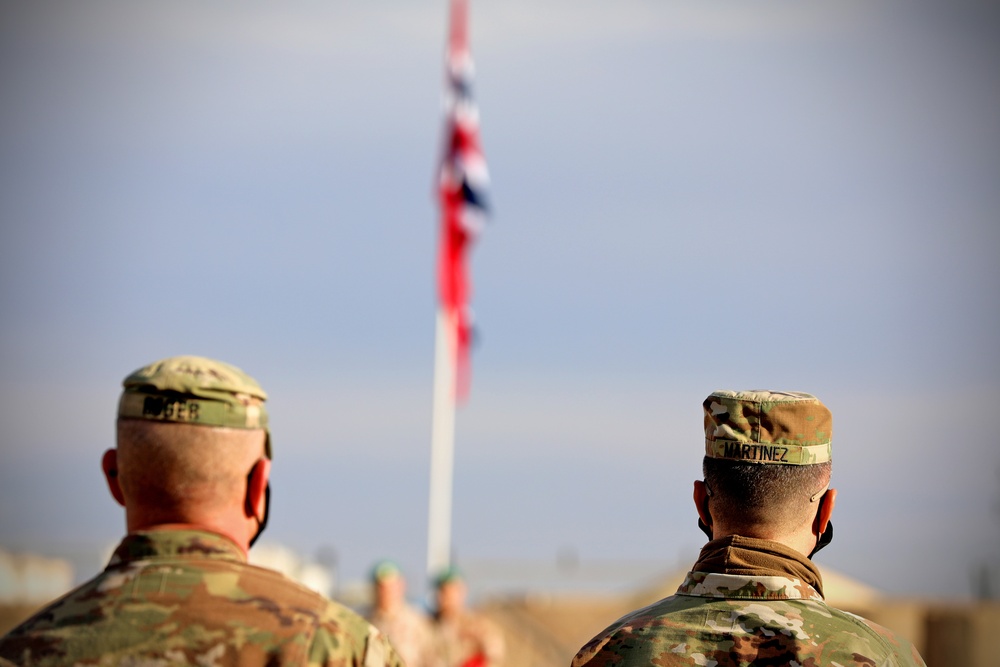 Norwegian Soldiers Conduct Transfer of Authority at AAAB