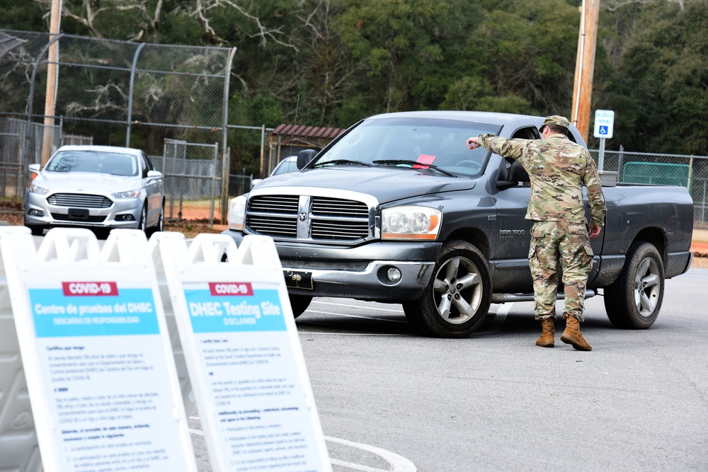 South Carolina National Guard expedites COVID-19 testing at Camden site