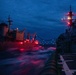 USS BARRY and JMSDF JS TOWADA Night Replenishment at Sea