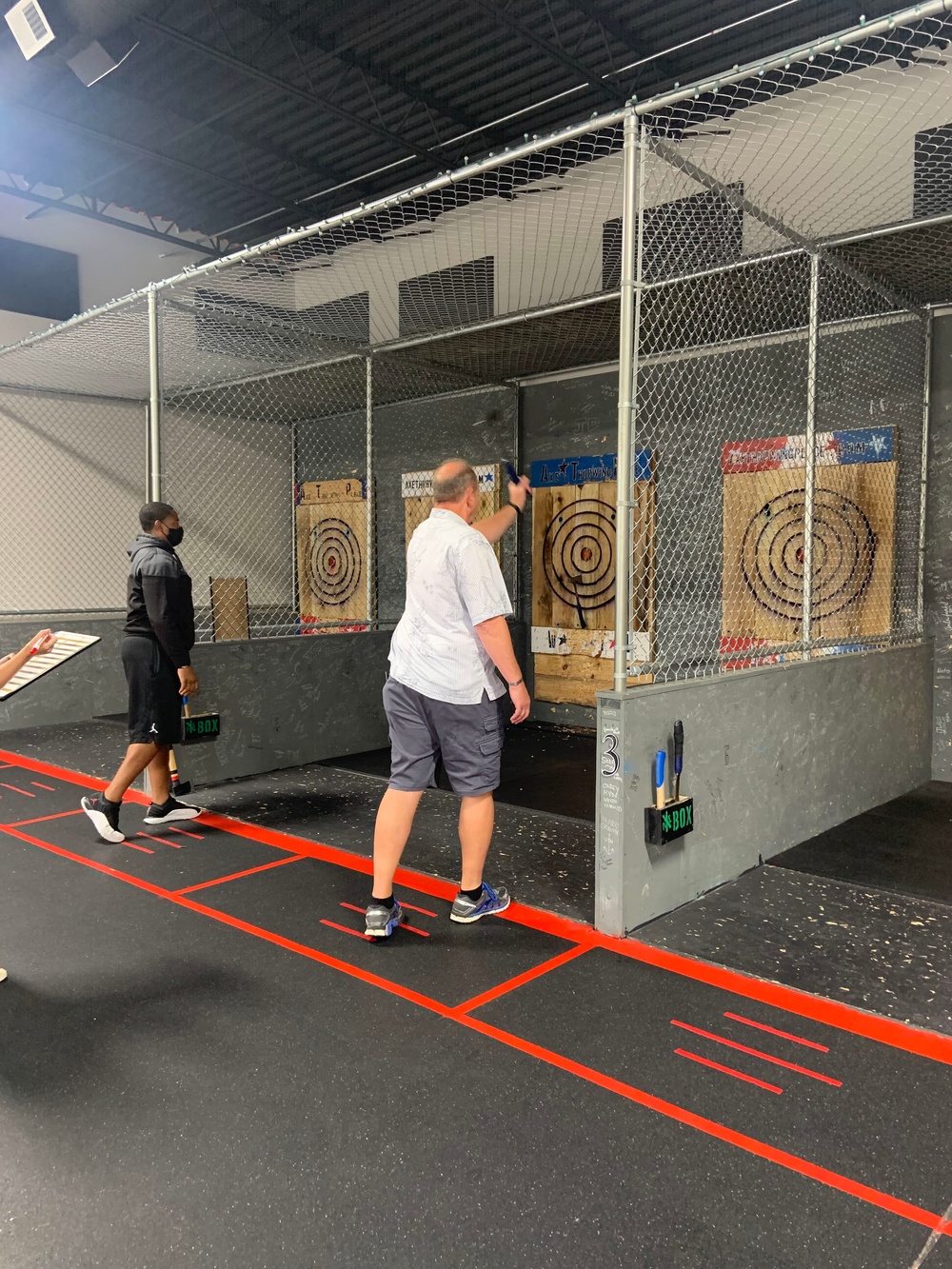 Army Recovery Care Program Soldiers take up ax throwing and archery