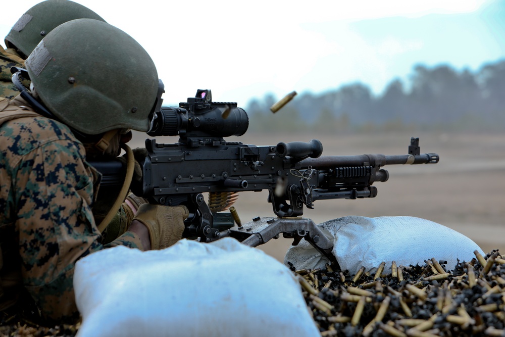 Advance Infantry Training Battalion, School of Infantry-East, Dry and Live Fire Range