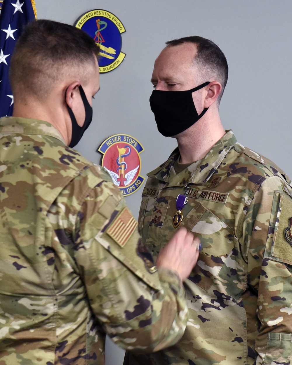 Wright-Patt Senior Master Sergeant receives Purple Heart