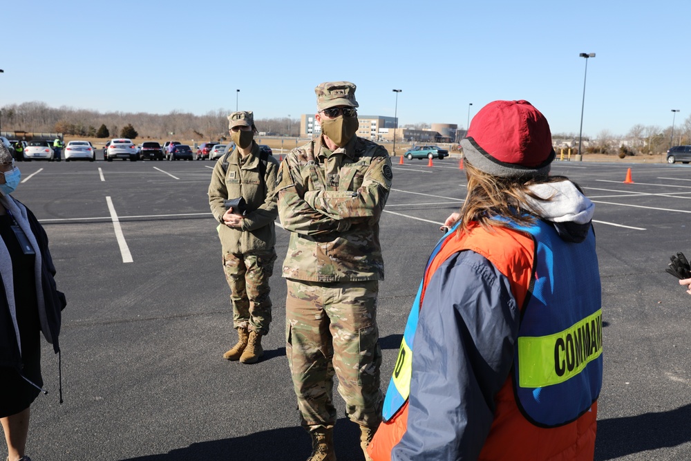 Maryland's TAG visits Charles County mass vaccination drive-thru