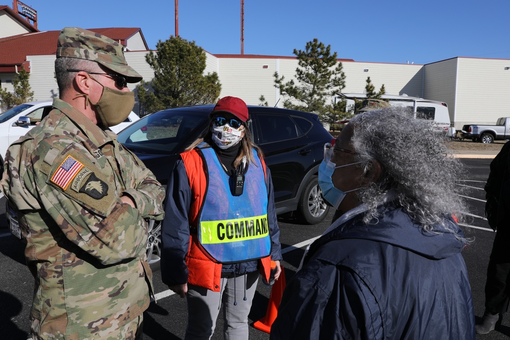 Maryland's TAG visits Charles County mass vaccination drive-thru
