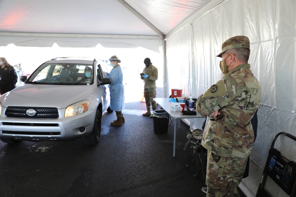 Maryland's TAG visits Charles County mass vaccination drive-thru