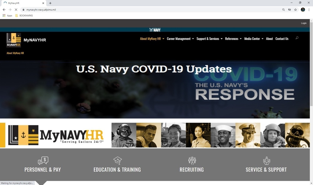 Navy Personnel Command’s New Website Goes Live