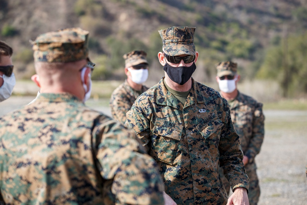 Sgt. Maj. Black visits IMC Marines