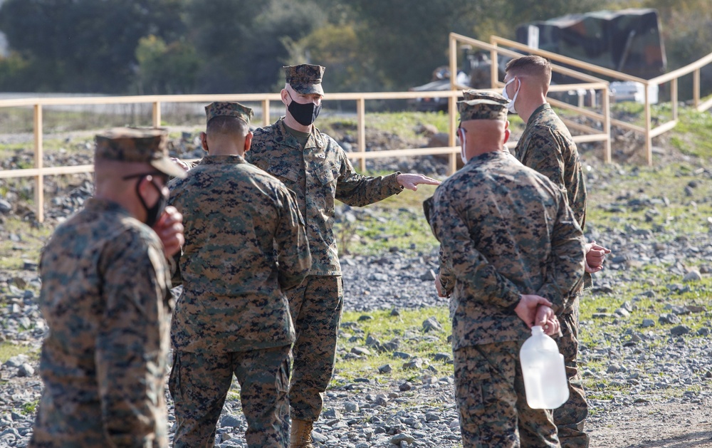 Sgt. Maj. Black visits IMC Marines