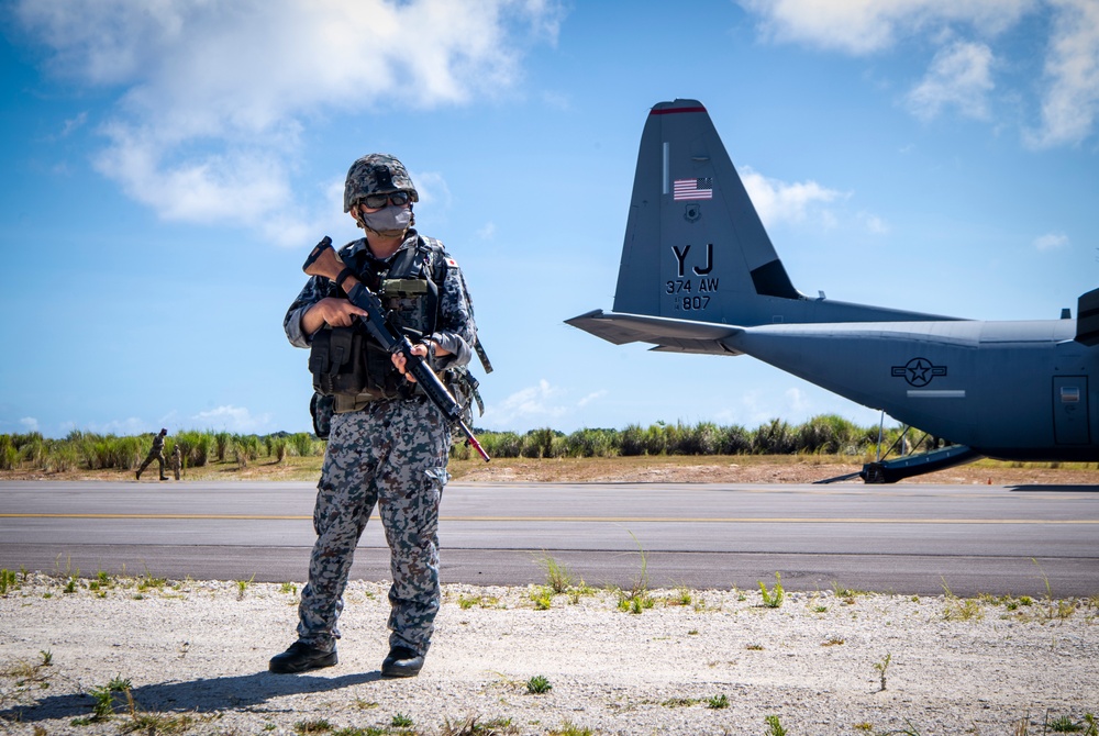 U.S., RAAF, and Koku-Jieitai conduct Aeromedical Evacuation during exercise Cope North 21
