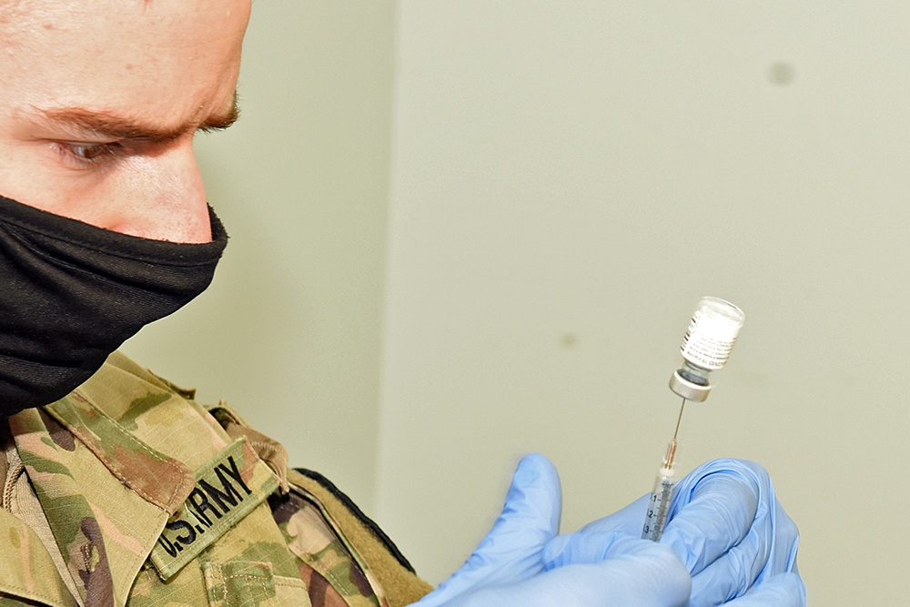 Michigan’s Task Force Spartan, Administers the COVID-19 Vaccine