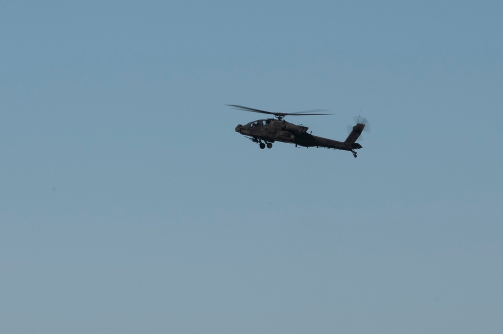 25th FS flies over Osan