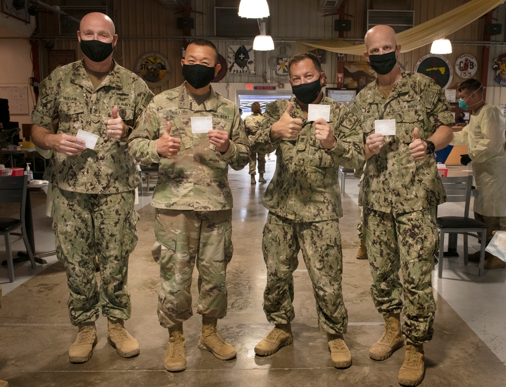 LEADERSHIP GETS THEIR COVID-19 VACCINE