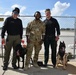 Coast Guard along with Pasco Sheriff Office canine unit conducts canine hoist training at Air Station Clearwater