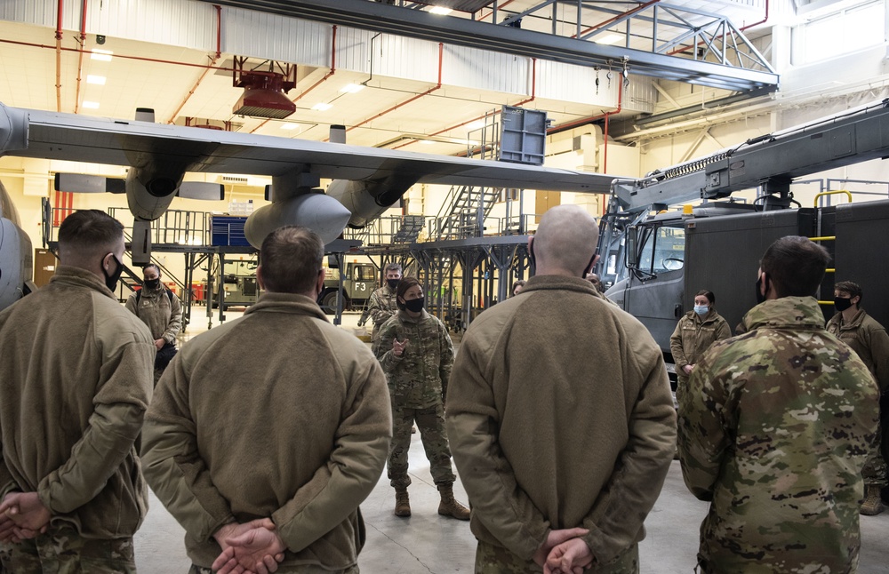 CMSAF Bass visits the 120th Airlift Wing