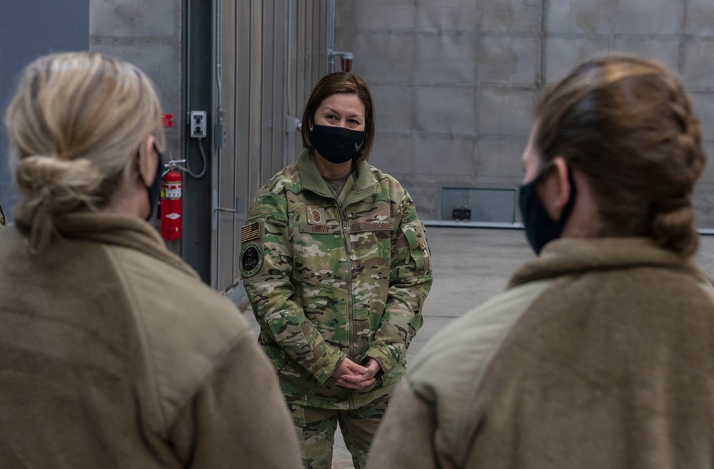 CMSAF Bass visits the 120th Airlift Wing
