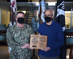 Training Support Center Great Lakes Awards 2020 Civilian of the Year