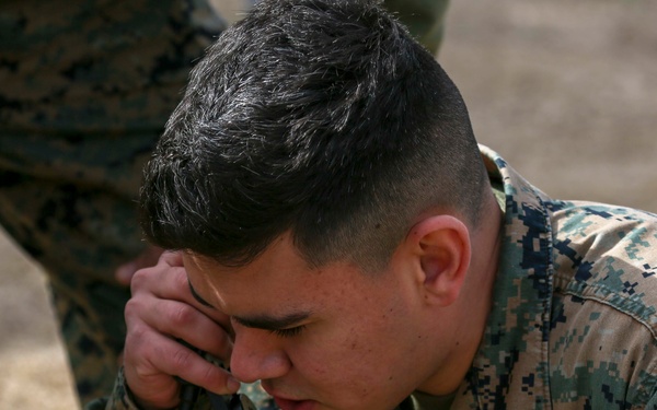 Marines practice using high-frequency radio