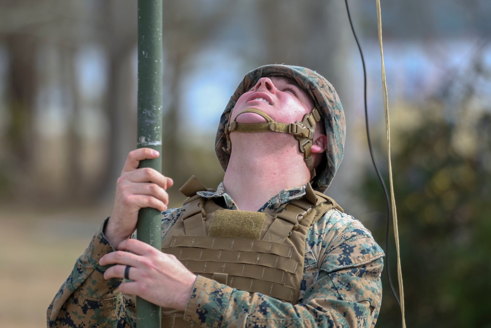 Marines practice using high-frequency radio