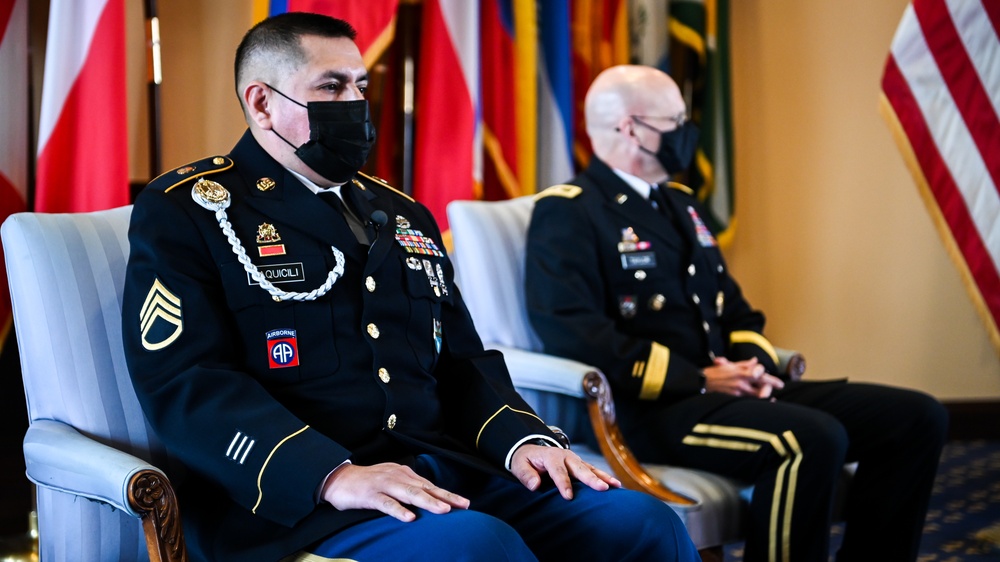 Re-Enlistment Ceremony of SSG Saquacili