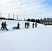 Fort McCoy CWOC class 21-03 students train using snowshoes, ahkio sleds