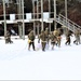 Fort McCoy CWOC class 21-03 students train using snowshoes, ahkio sleds