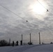 Fort McCoy CWOC class 21-03 students train using snowshoes, ahkio sleds