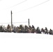 Fort McCoy CWOC class 21-03 students train using snowshoes, ahkio sleds