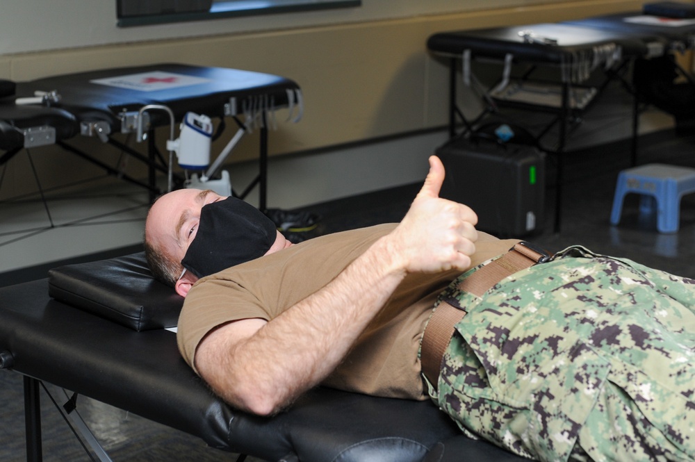 SUBASE Hosts First Blood Drive of 2021