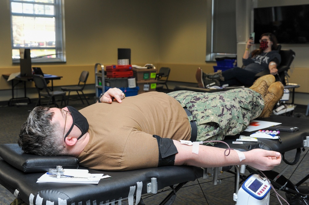 SUBASE Hosts First Blood Drive of 2021