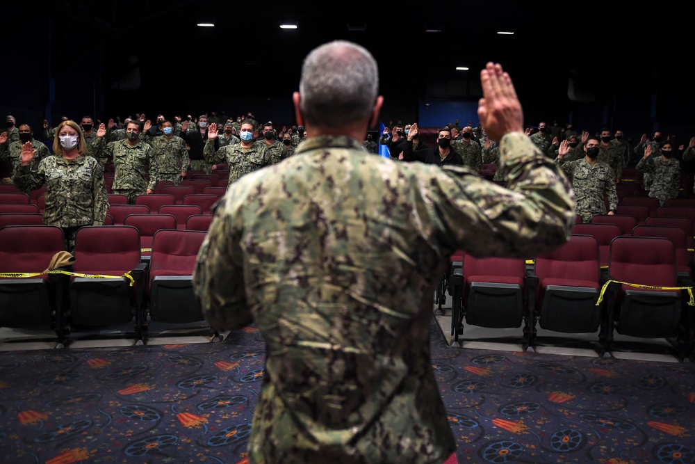 VADM Kitchener conducts diversity and inclusion listening sessions