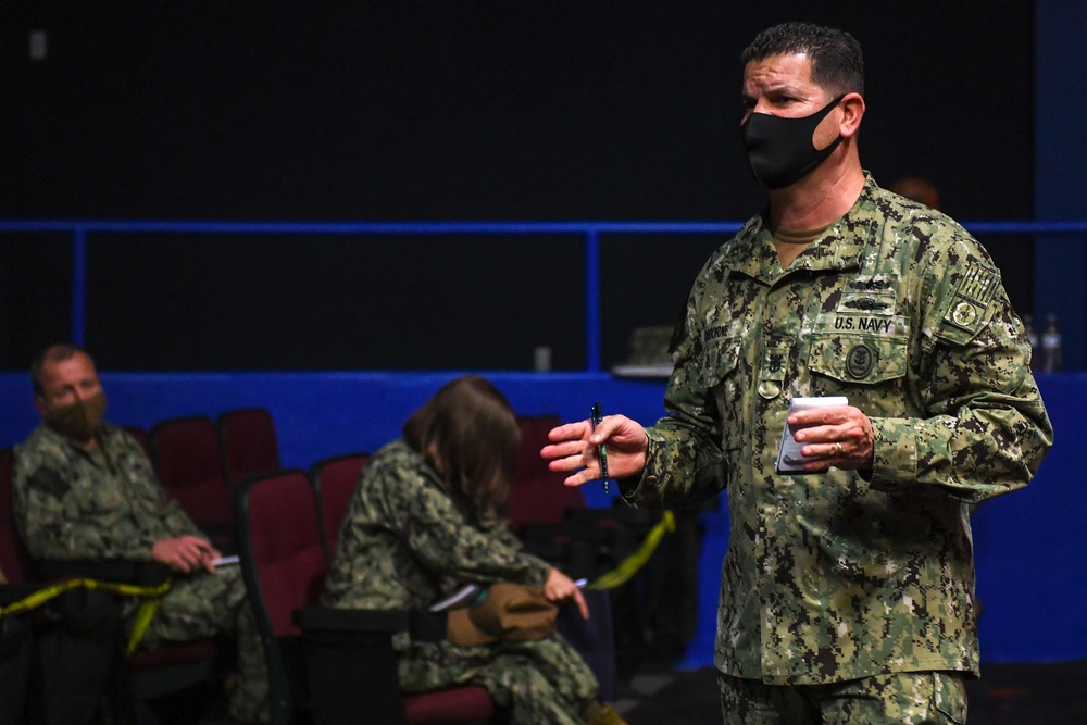 VADM Kitchener &amp; Force Master Chief James Osborne conduct diversity and inclusion listening sessions