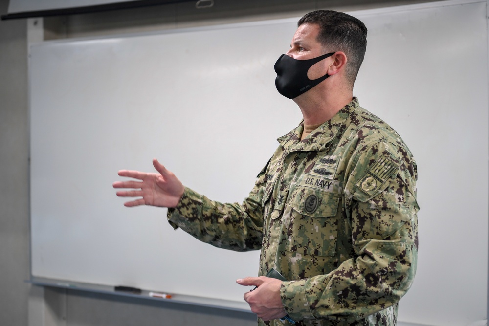 VADM Kitchener &amp; Force Master Chief James Osborne conduct diversity and inclusion listening sessions