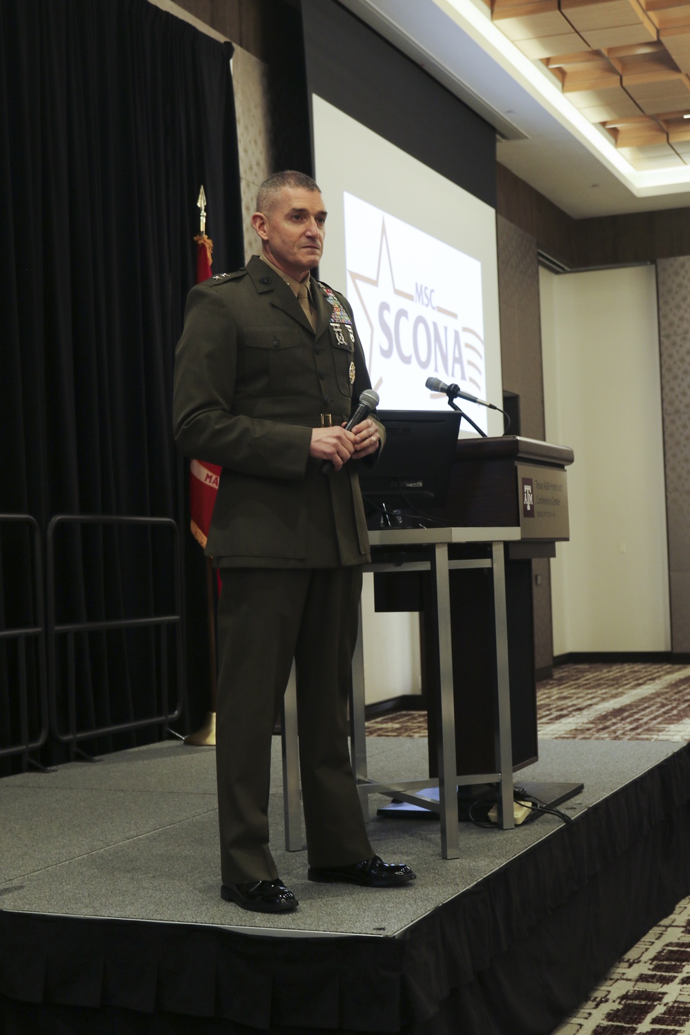 Maj. Gen. Bohm Speaks at Texas A&amp;M