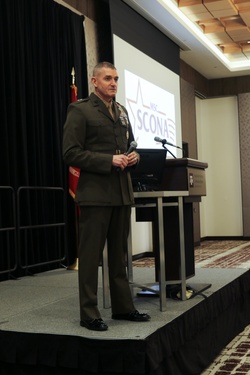 Maj. Gen. Bohm Speaks at Texas A&M [Image 1 of 2]