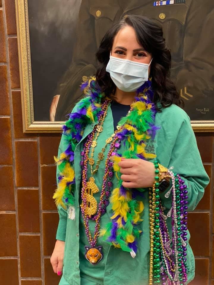 BJACH Nurses send safety message for Mardi Gras 2021