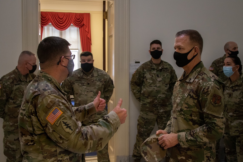 Col. Chris McKinney Meet Illinois TAG in DC