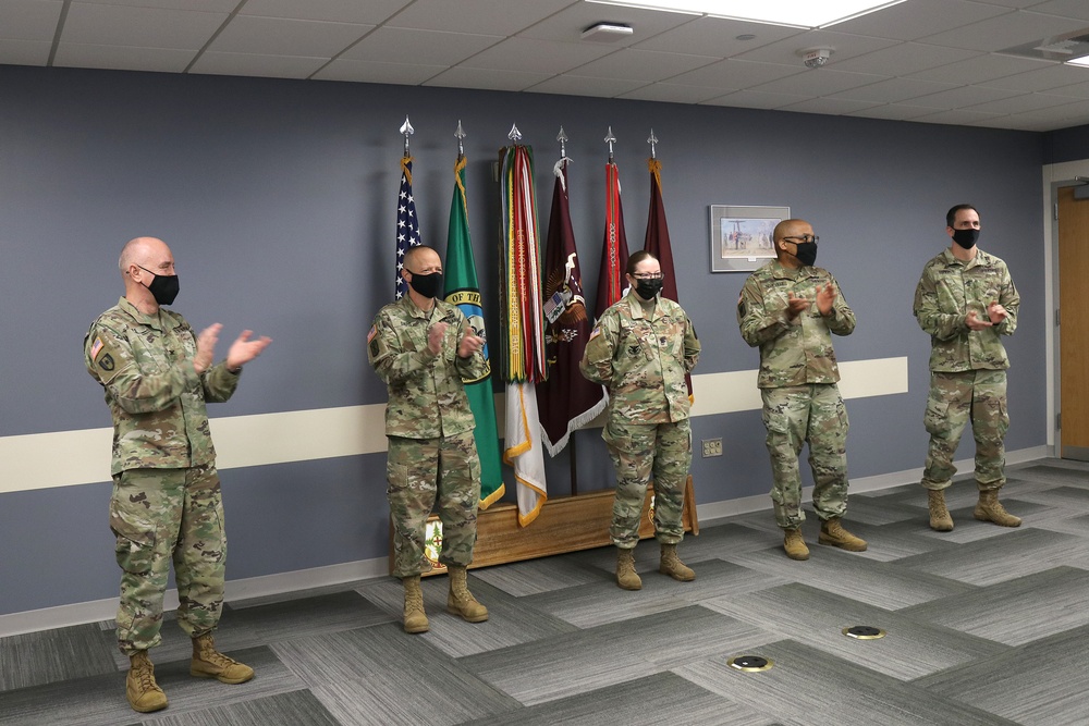 Applauding Sfc. Lord