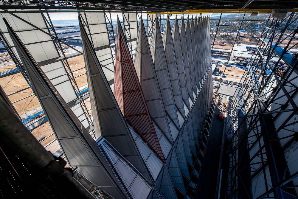 U.S. Air Force Academy Cadet Chapel Restoration Feb. 2021