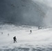 Marines Attending Mountain Leaders Course Practice Downhill Ski Techniques