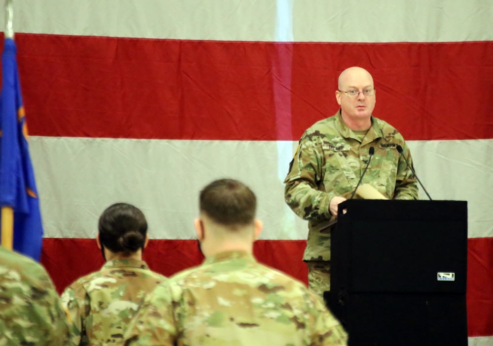 1st Battalion, 168th General Support Aviation hosts ceremony prior to deployment to Middle East