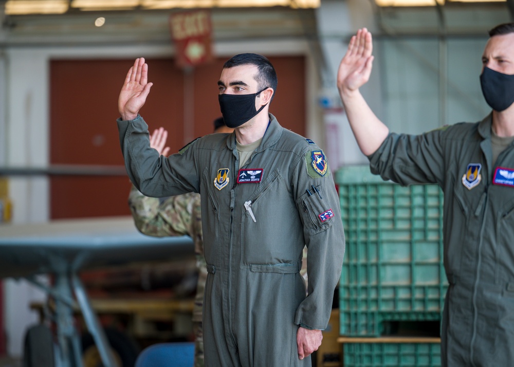 Edwards AFB conducts Space Force Transfer Ceremony