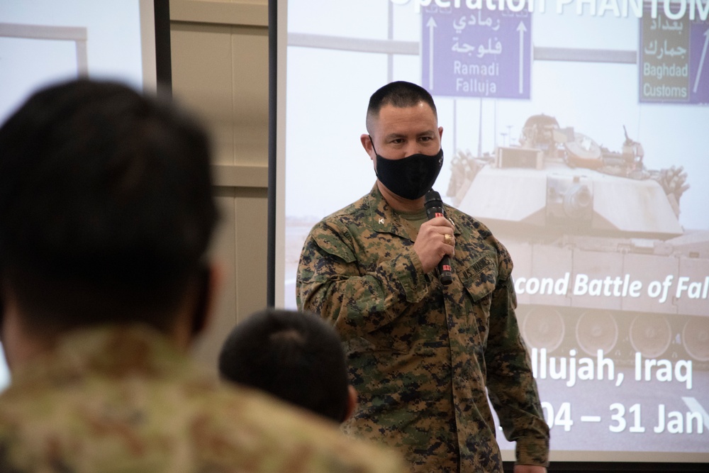 CATC Camp Fuji Commander on lessons learned, Fallujah, Iraq