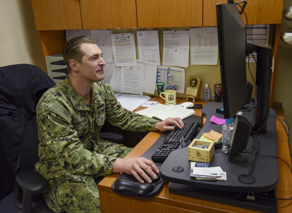 SEA Virtual Student Attends Class from CFAY's Port Operations Building