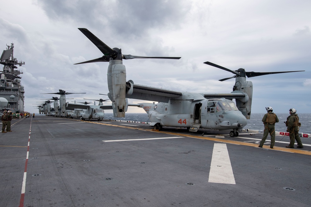 USS America conducts flight operations