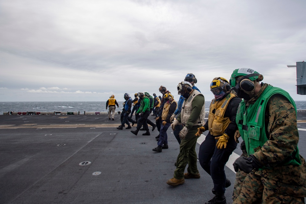 USS America conducts flight operations