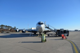 U.S. Air Force E-8C JSTARS aircraft deploys to Ramstein Air Base, Germany