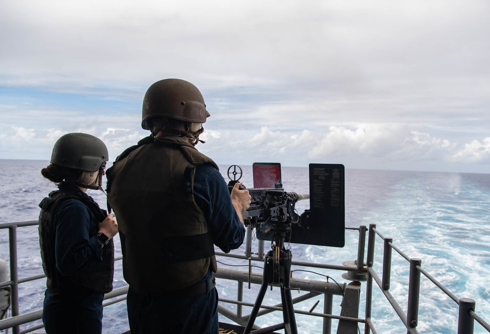 Nimitz conducts live-fire exercise