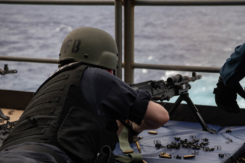 Nimitz conducts live-fire exercise