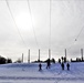 Fort McCoy CWOC class 21-03 students train using snowshoes, ahkio sleds