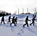 Fort McCoy CWOC class 21-03 students train using snowshoes, ahkio sleds